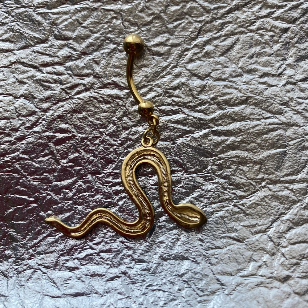 NWT!‼️SNAKE BELLYBUTTON RING! - Picture 7 of 7